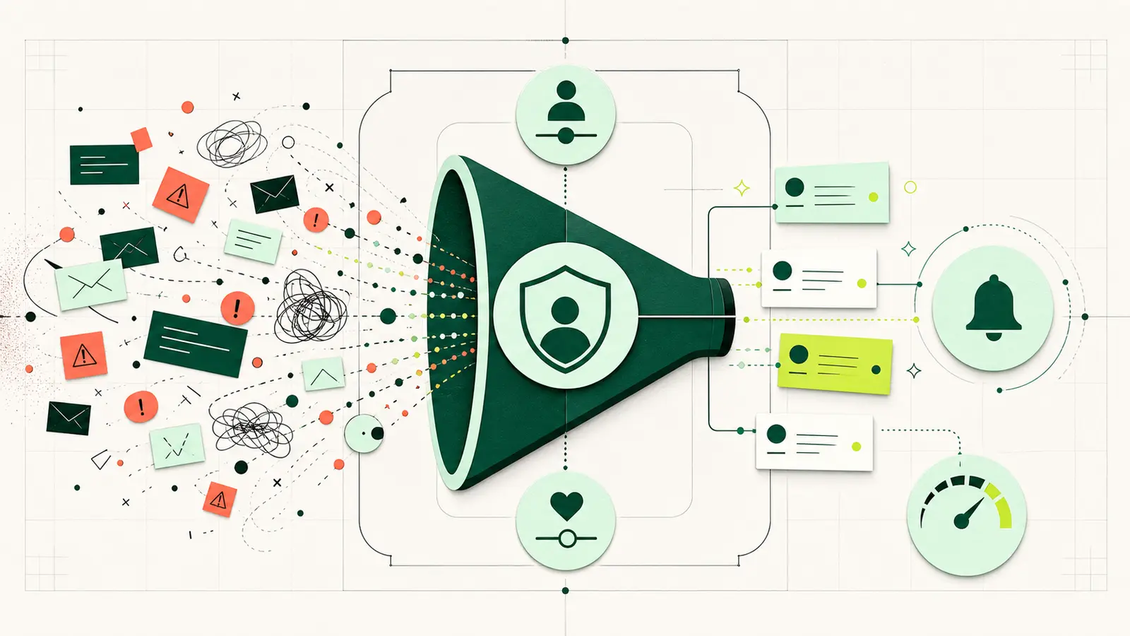 Ethical Bulk SMS ও Spam Prevention বিষয়ক Bartago editorial illustration